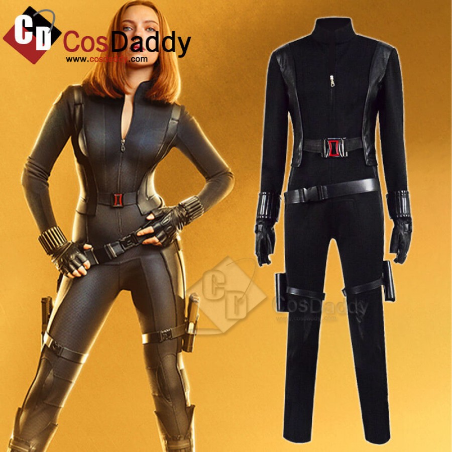 Avengers Black Widow Natasha Romanoff Halloween Cosplay Costume Womens — free download